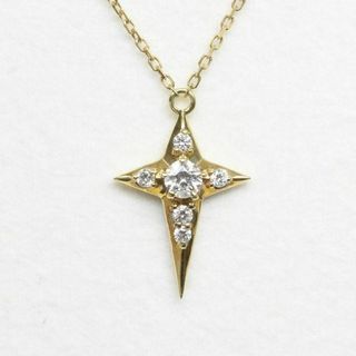 フェスタリアビジュソフィア(festaria bijou SOPHIA)のフェスタリア K18 ダイヤモンド ロング ネックレス クロス/24-950箱保(ネックレス)