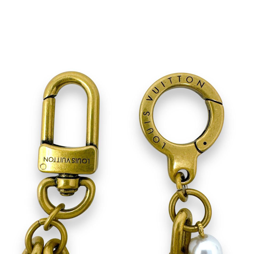 LOUIS VUITTON - ルイヴィトン M01689 パール ゴールド チェーン LOUIS VUITTON - ルイヴィトン M01689 パール ゴールド チェーン