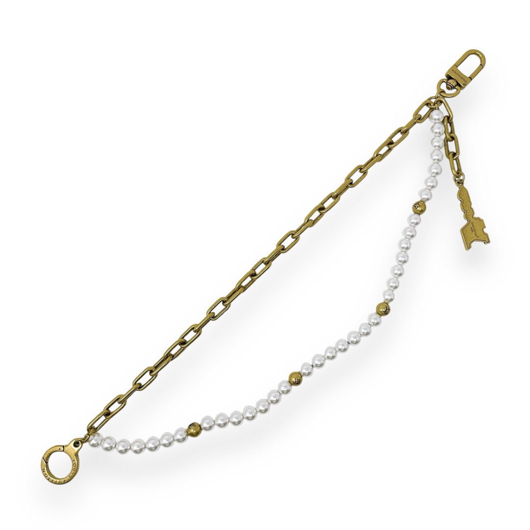 LOUIS VUITTON - ルイヴィトン M01689 パール ゴールド チェーン LOUIS VUITTON - ルイヴィトン M01689 パール ゴールド チェーン