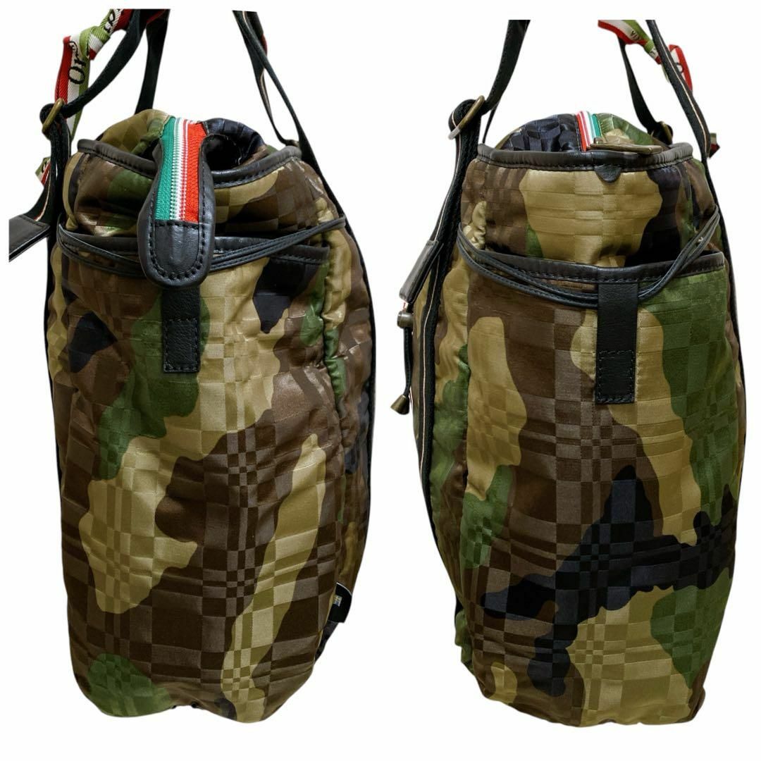新品 オロビアンコ トートバッグ 大容量 カモフラ柄 迷彩 男女 新品 オロビアンコ トートバッグ 大容量 カモフラ柄 迷彩 男女