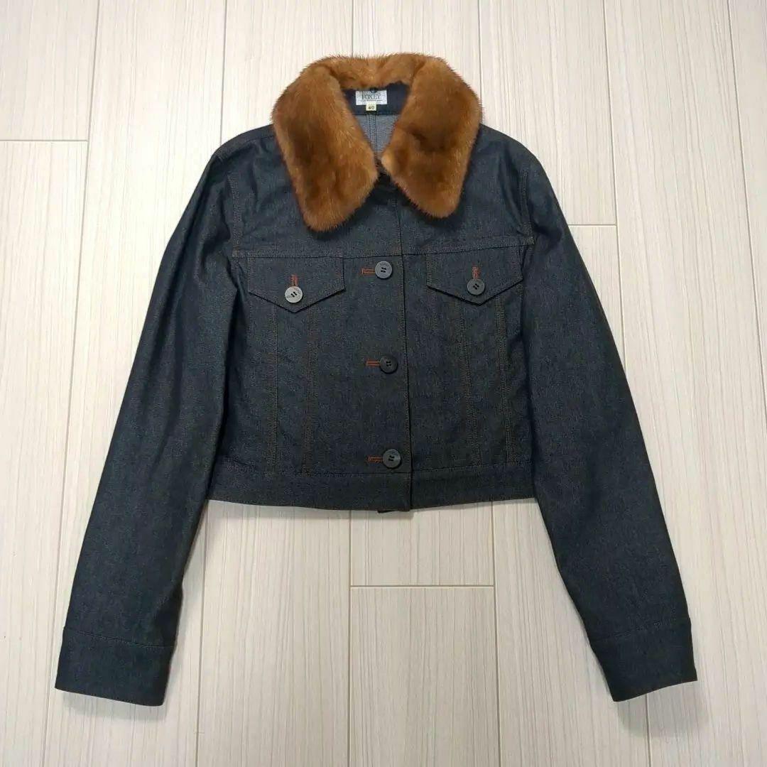 美品✨フォクシー セットアップ デニムジャケット ワンピース 美品✨フォクシー セットアップ デニムジャケット ワンピース