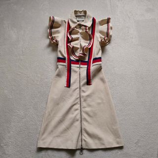 GUCCI(フリル ・ ひざ丈ワンピース)のフリマアイテム一覧 GUCCI(フリル ・ ひざ丈ワンピース)のフリマアイテム一覧