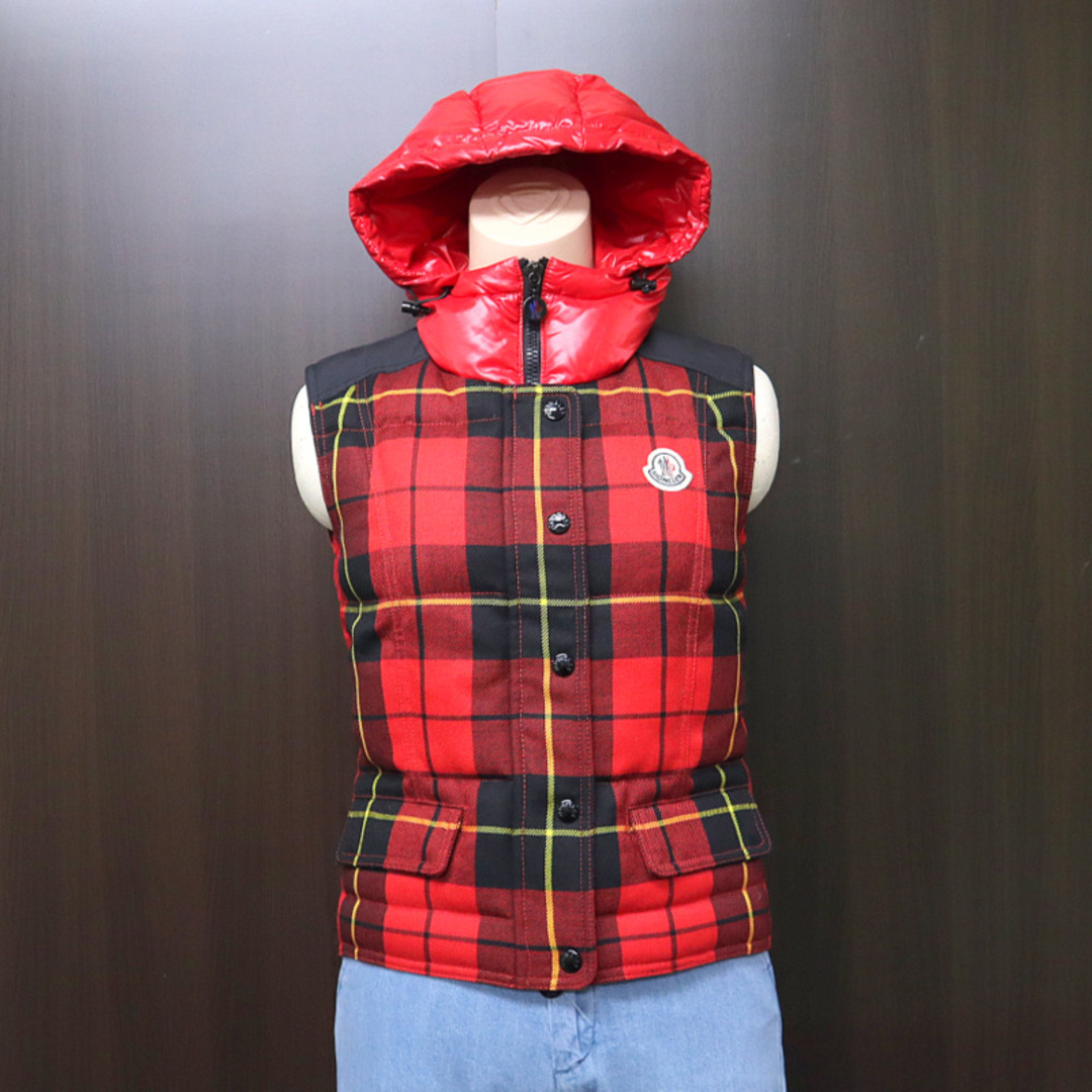 MONCLER - 【MONCLER】モンクレール チェック柄ダウンベスト MONCLER - 【MONCLER】モンクレール チェック柄ダウンベスト