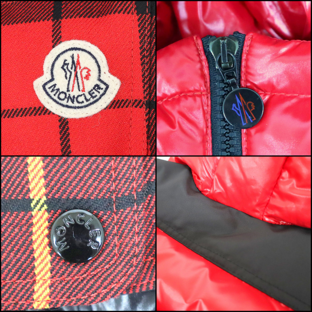 MONCLER - 【MONCLER】モンクレール チェック柄ダウンベスト MONCLER - 【MONCLER】モンクレール チェック柄ダウンベスト