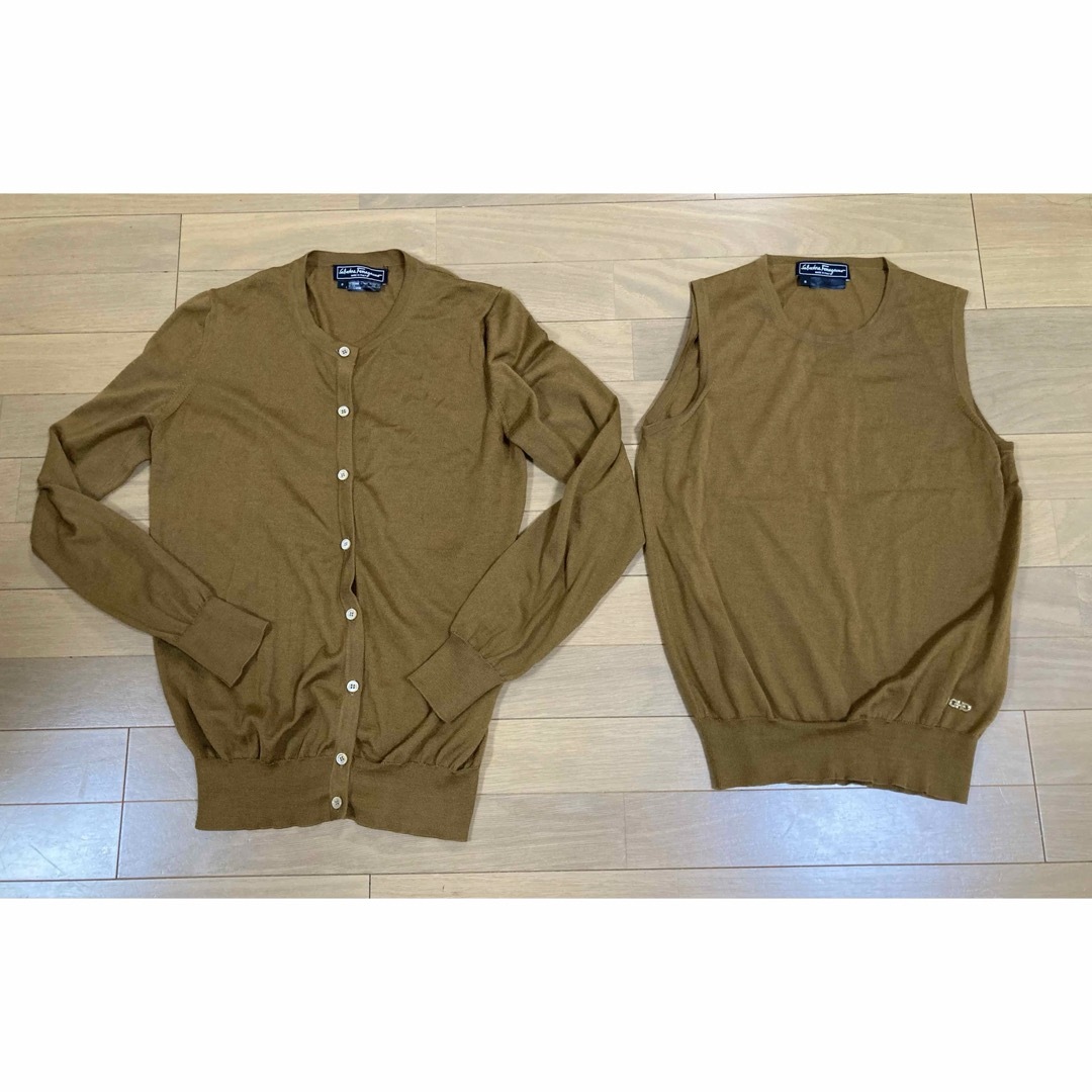 フェラガモ カシミア シルク アンサンブル S アンサンブル フェラガモ カシミア シルク アンサンブル S アンサンブル