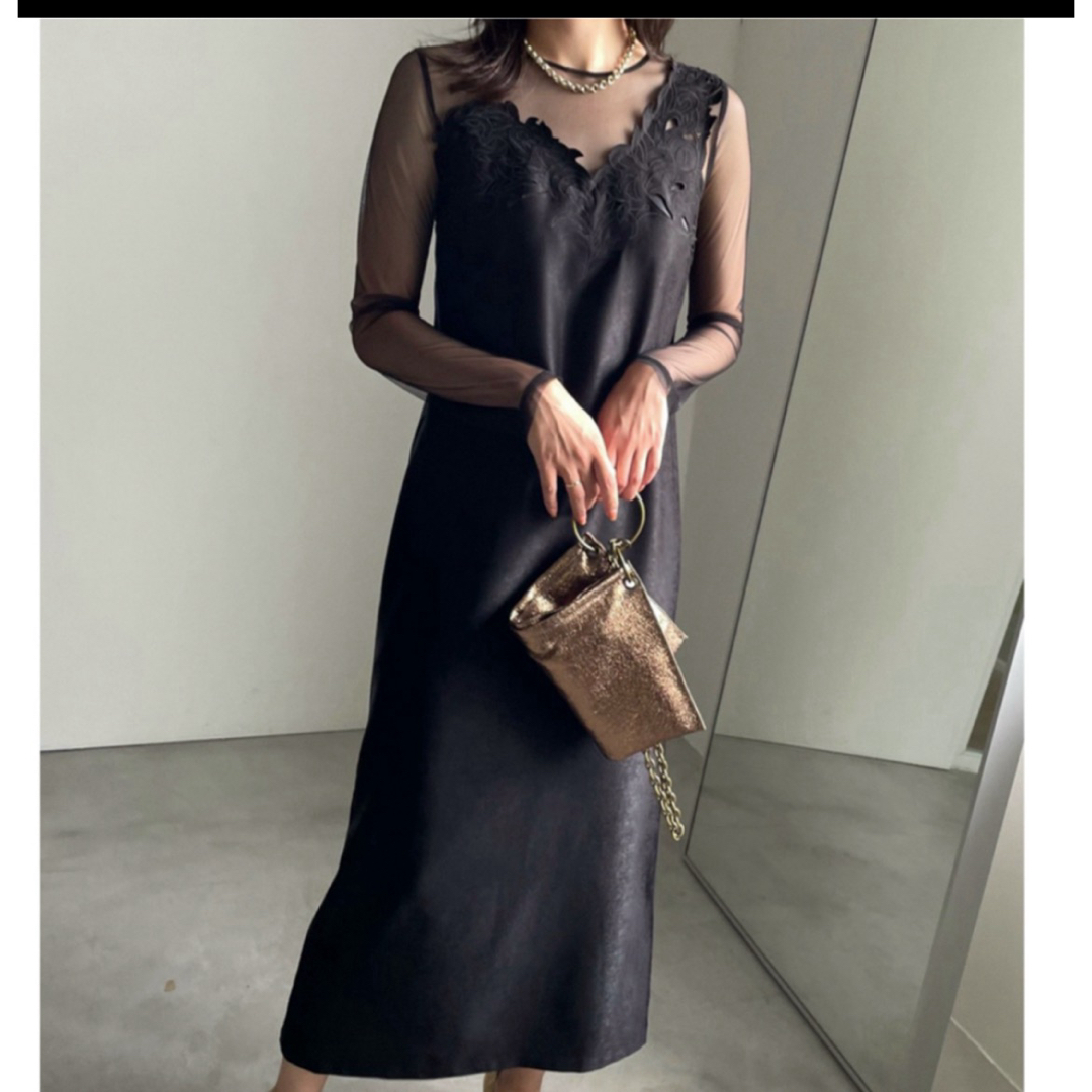 UND RENEE CUTWORK DRESS Ameri VINTAGE