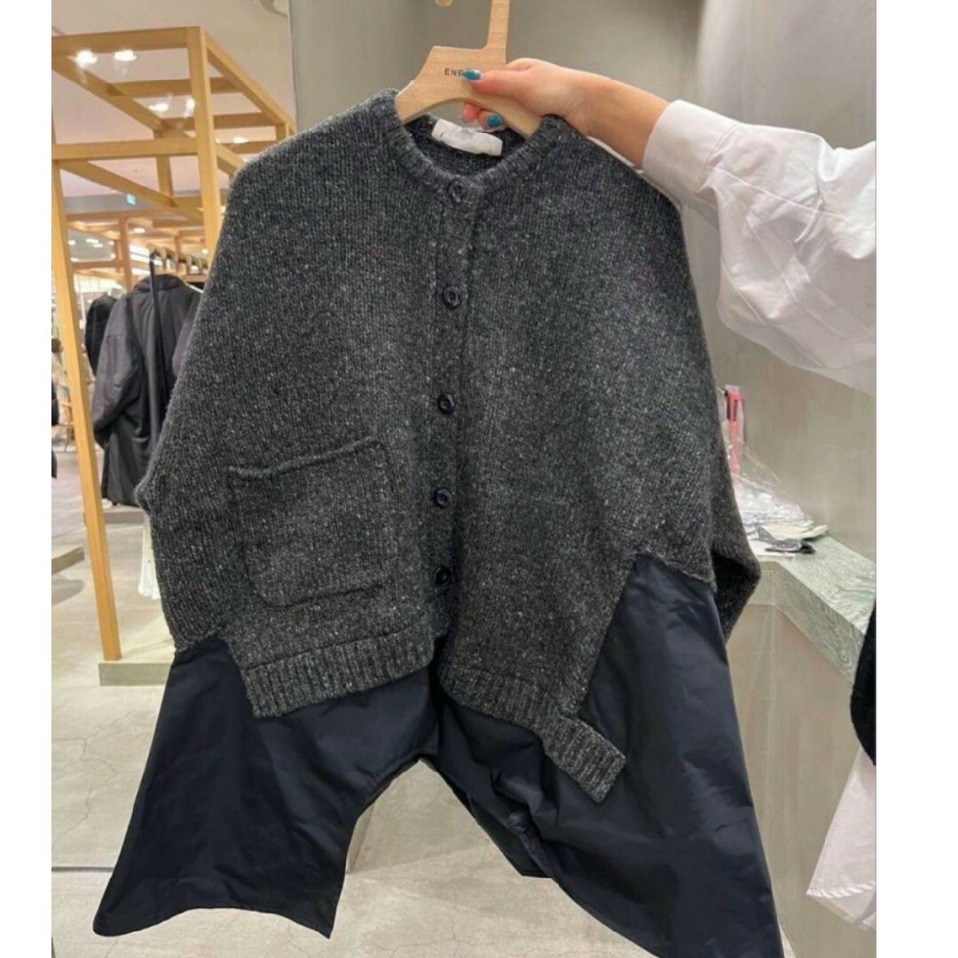 美品】エンフォルド☆ カーディガン 38 LAYERED CARDIGAN 美品】エンフォルド☆ カーディガン 38 LAYERED CARDIGAN