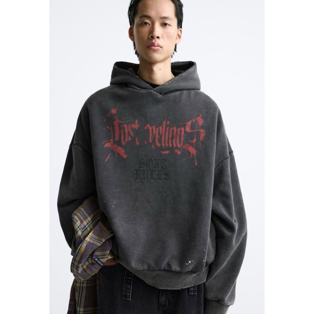 ZARA - ZARA ドラゴン プリント フーディ パーカー dragon ZARA - ZARA ドラゴン プリント フーディ パーカー dragon