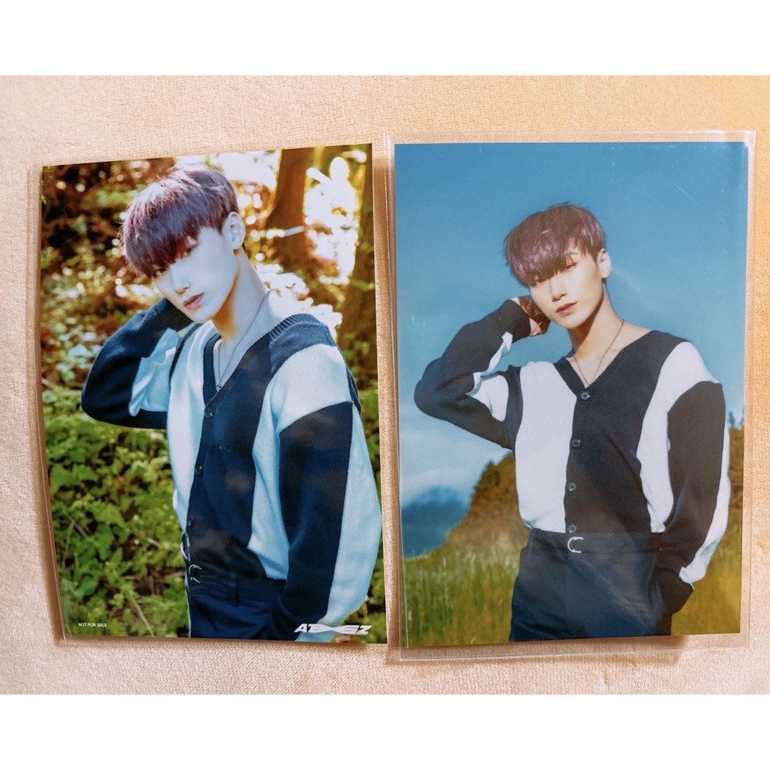 ATEEZ(エイティーズ)のATEEZ サン Dreamers ブロマイド 2枚セット エンタメ/ホビーのタレントグッズ(アイドルグッズ)の商品写真