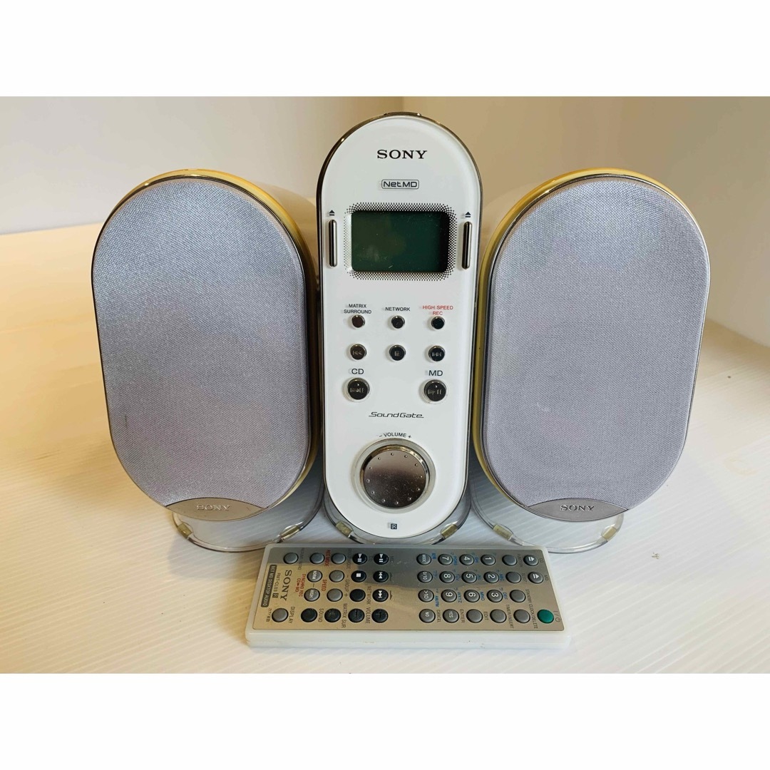 SONY Sound Gate カッコイイ CD・MDコンポ SONY Sound Gate カッコイイ CD・MDコンポ