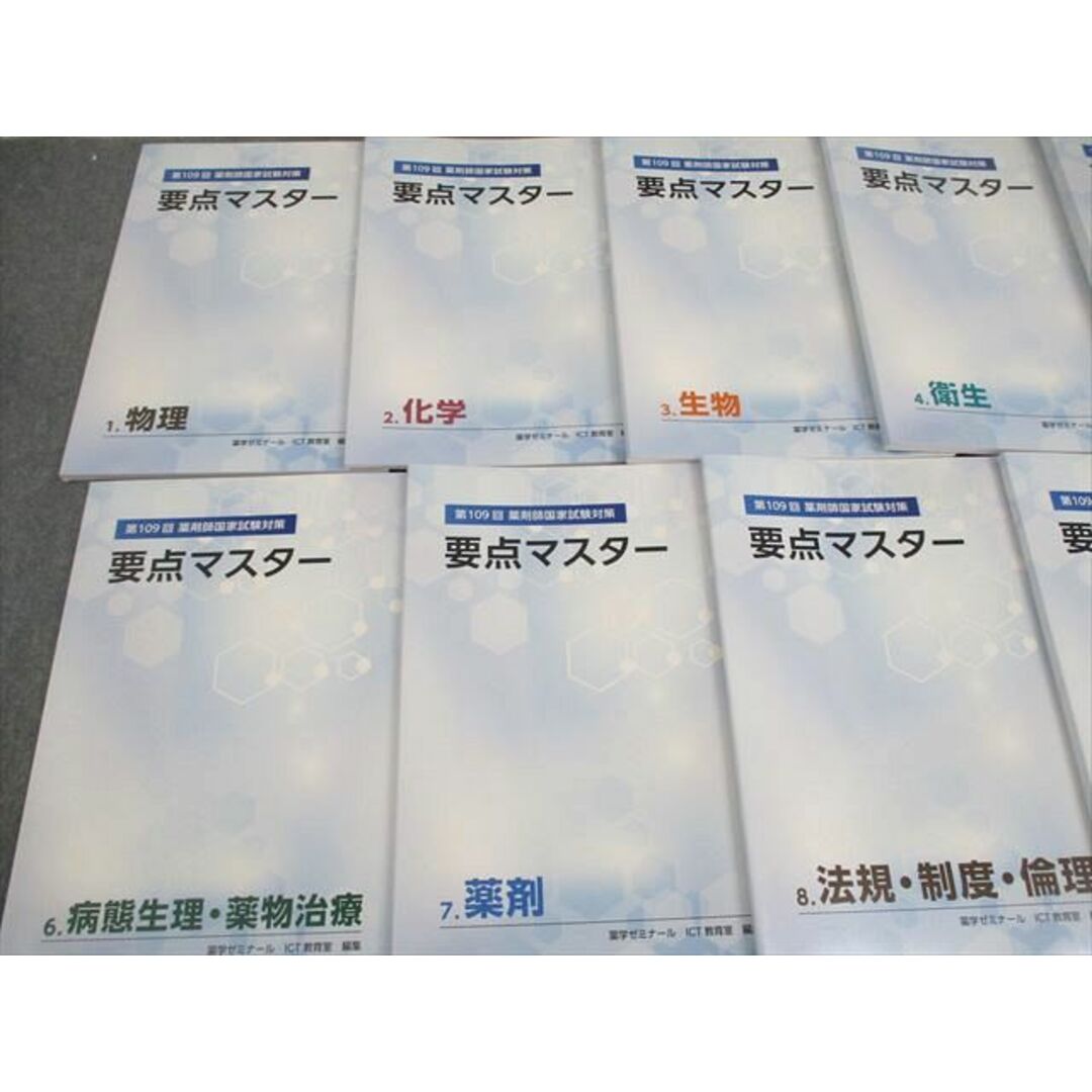 大量入荷 薬学ゼミナール XK12-043 第109回 要点 薬剤師国家試験対策 医療関連資格