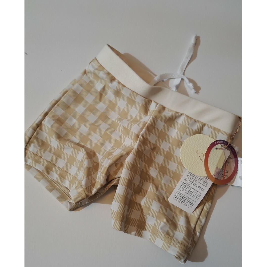 tete a tete(テータテート)の新品☆バースデイ☆テータテート☆チェック柄☆スイムパンツ☆水着☆ キッズ/ベビー/マタニティのキッズ服男の子用(90cm~)(水着)の商品写真