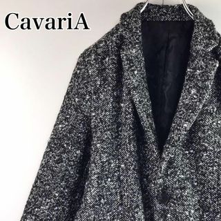 CavariA - 【美品】キャバリア ツィードチェスターコート ウール CavariA - 【美品】キャバリア ツィードチェスターコート ウール