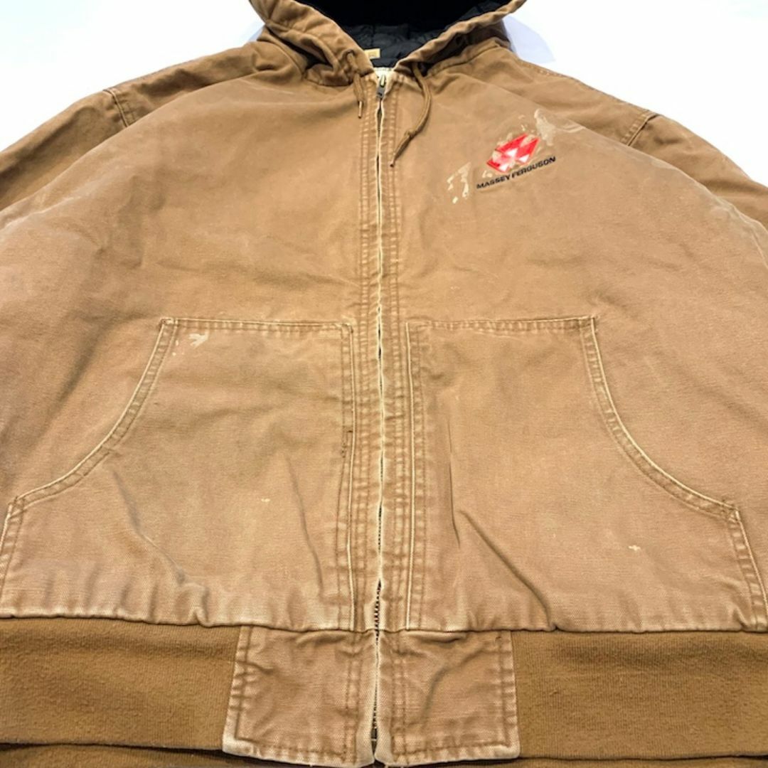 90s 古着 ノーブランド アウター ダックジャケット 企業ロゴ XXL 90s 古着 ノーブランド アウター ダックジャケット 企業ロゴ XXL