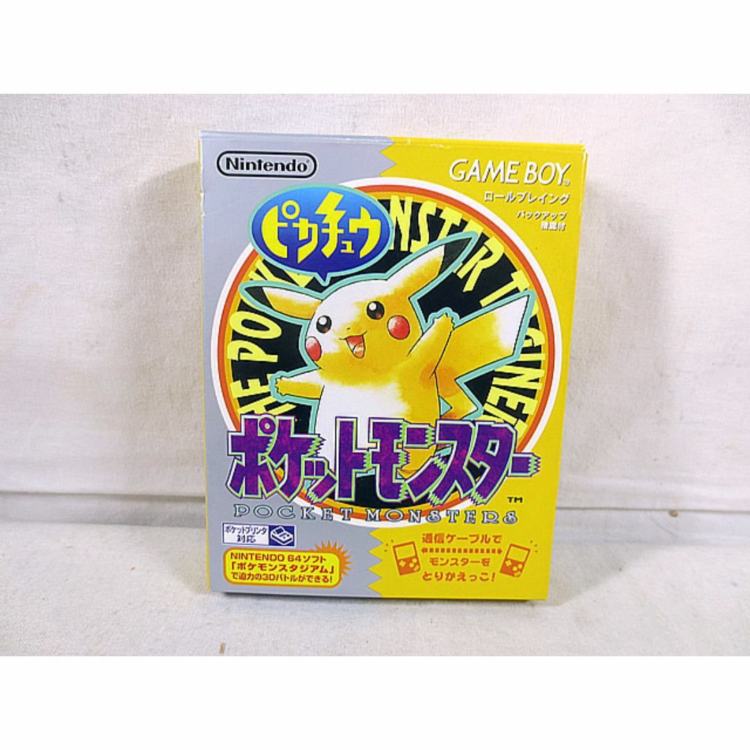 新品同様 任天堂 ゲームボーイ GB ポケットモンスター ピカチュウ 新品同様 任天堂 ゲームボーイ GB ポケットモンスター ピカチュウ