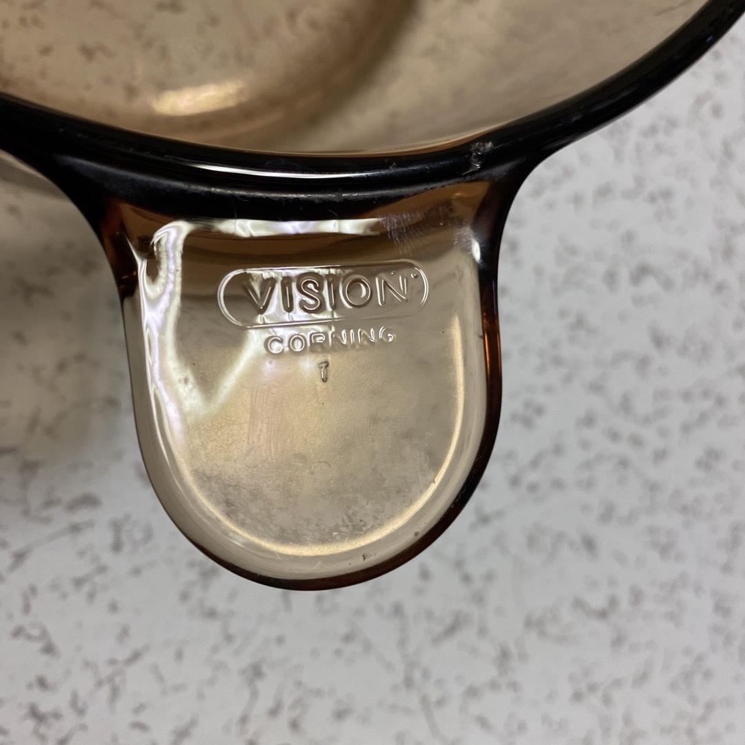 VISION STREET WEAR - VISION CORNING 耐熱ガラス深型両手鍋卓上 VISION STREET WEAR - VISION CORNING 耐熱ガラス深型両手鍋卓上