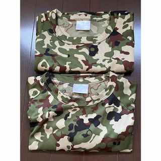 迷彩カモフラ 半袖Tシャツ 2枚(戦闘服)
