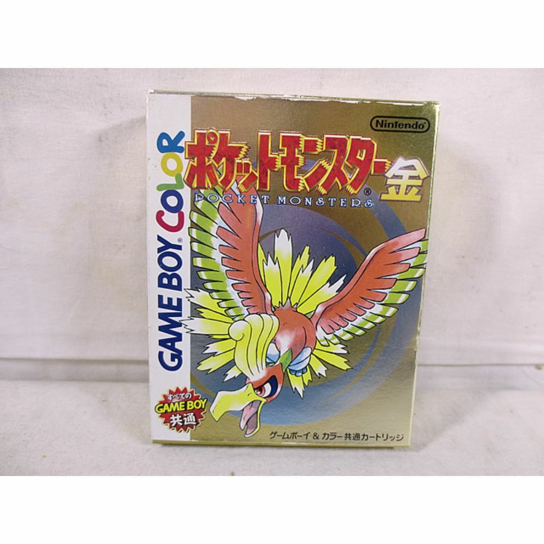美品 任天堂 ゲームボーイ GB ポケットモンスター 金 美品 任天堂 ゲームボーイ GB ポケットモンスター 金