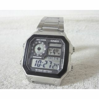 カシオ(CASIO)のカシオ　CASIO　デジタル腕時計　ワールドタイム　クウォーツ　「動作確認済み」(腕時計(デジタル))