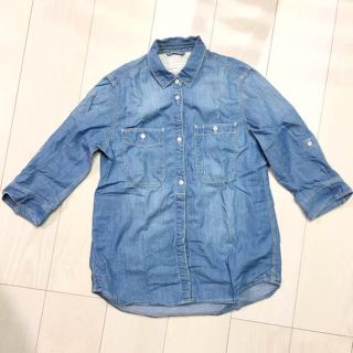 ローリーズファーム(LOWRYS FARM)の【used】ローリーズファーム デニムシャツ(7分袖) ダンガリーシャツ(シャツ/ブラウス(長袖/七分))