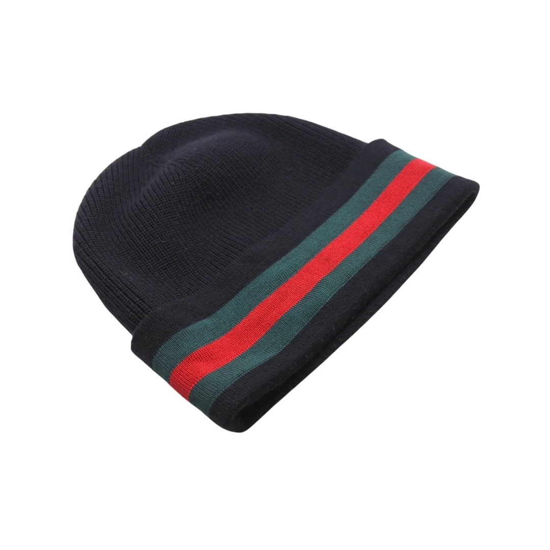 GUCCI - 極美品 GUCCI グッチ ニット帽 ビーニー サイズL GUCCI - 極美品 GUCCI グッチ ニット帽 ビーニー サイズL
