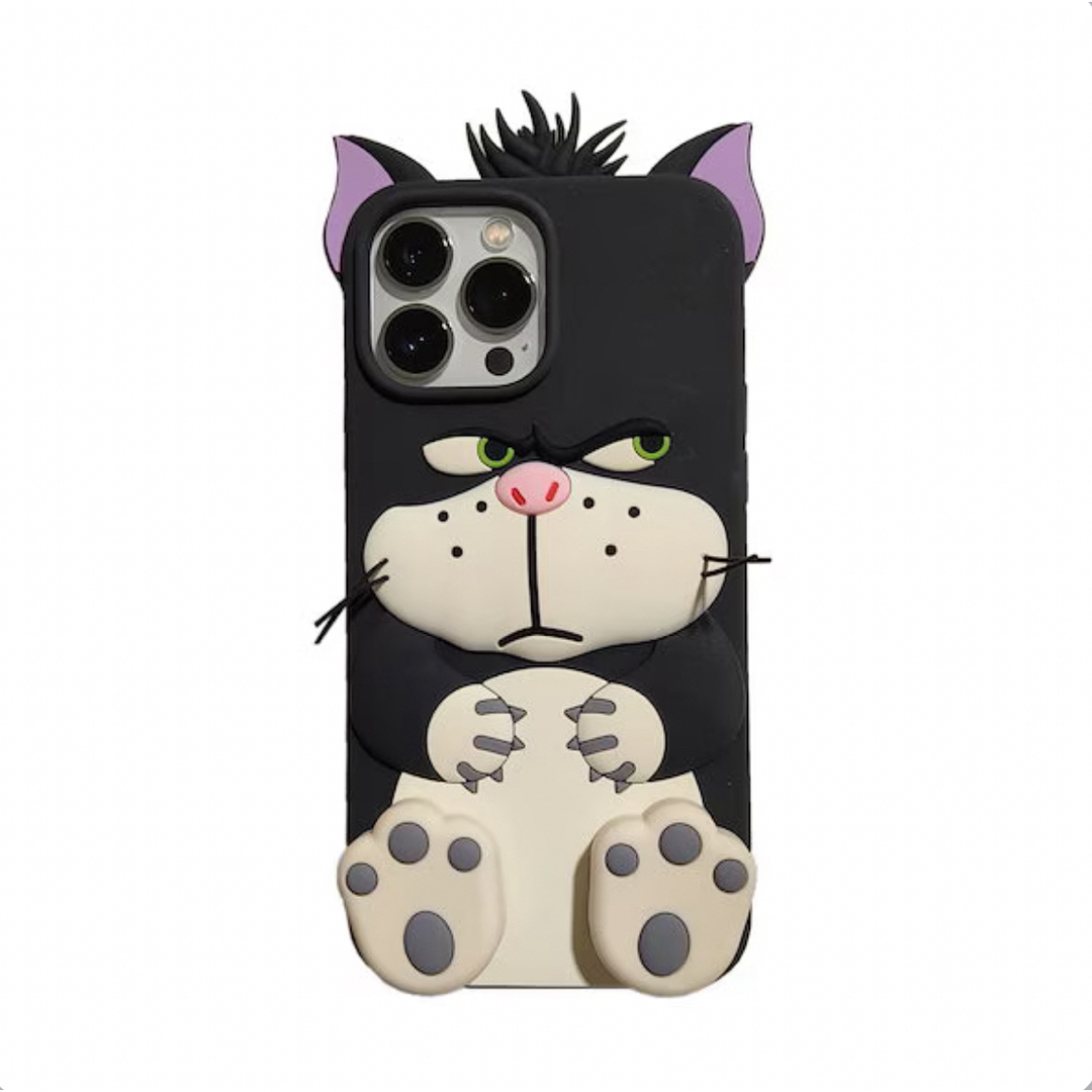 Disney(ディズニー)のルシファー スマホケース スマホ/家電/カメラのスマホアクセサリー(iPhoneケース)の商品写真
