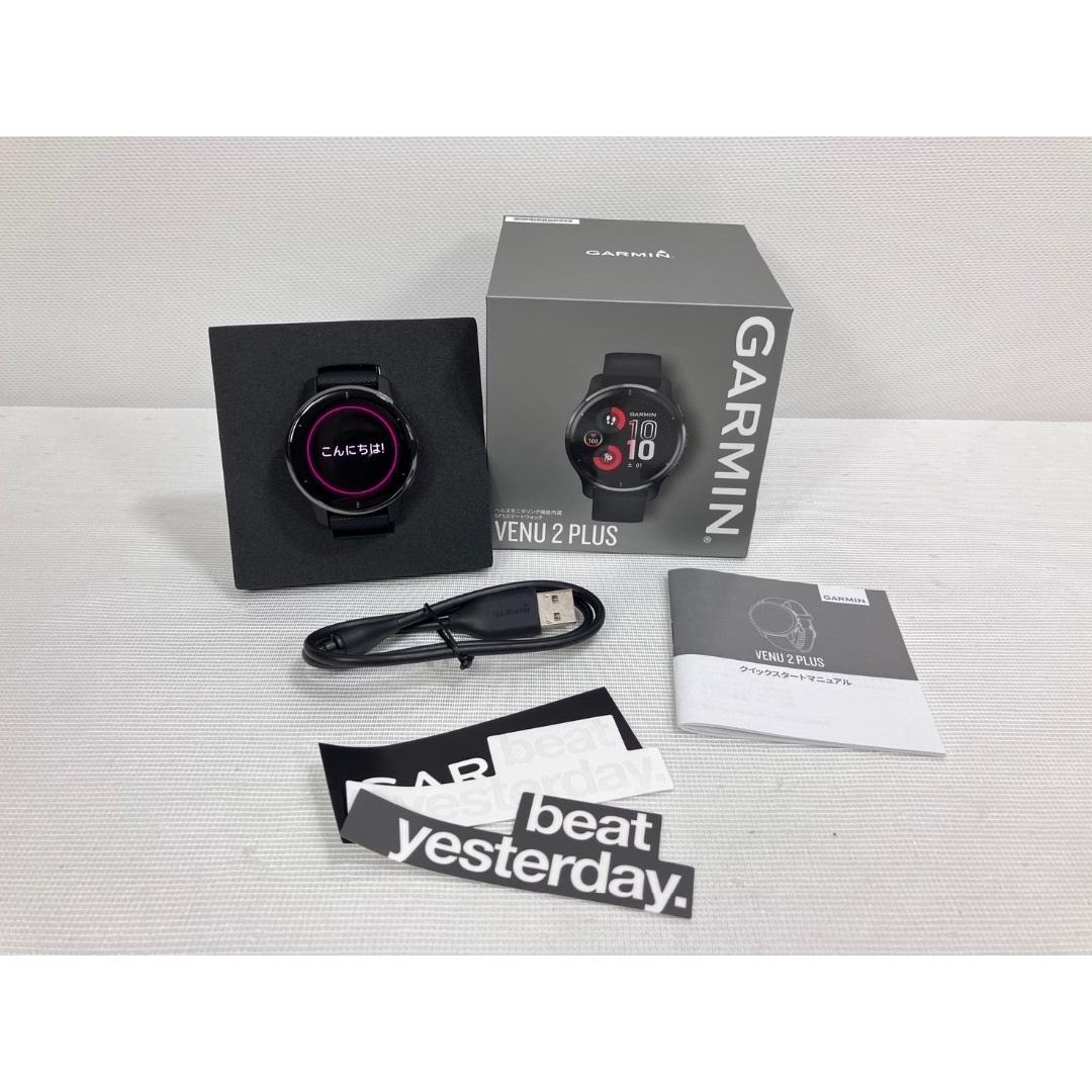 GARMIN - ガーミン Venu2 Plus Black/Slate 010-02496-41