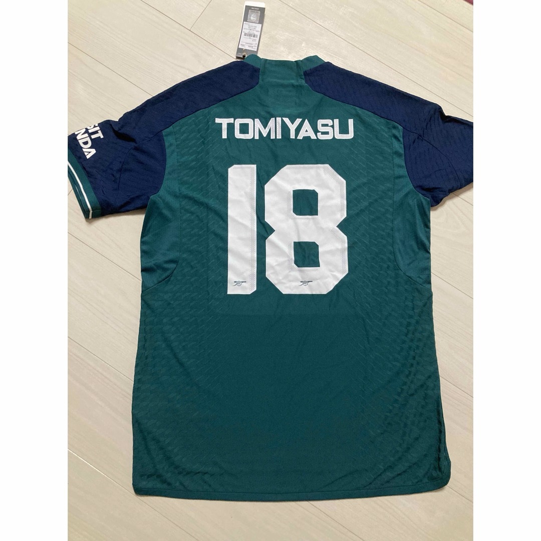 新品タグ付き】アーセナル23-24 3rd選手仕様ユニフォーム18番 新品タグ付き】アーセナル23-24 3rd選手仕様ユニフォーム18番
