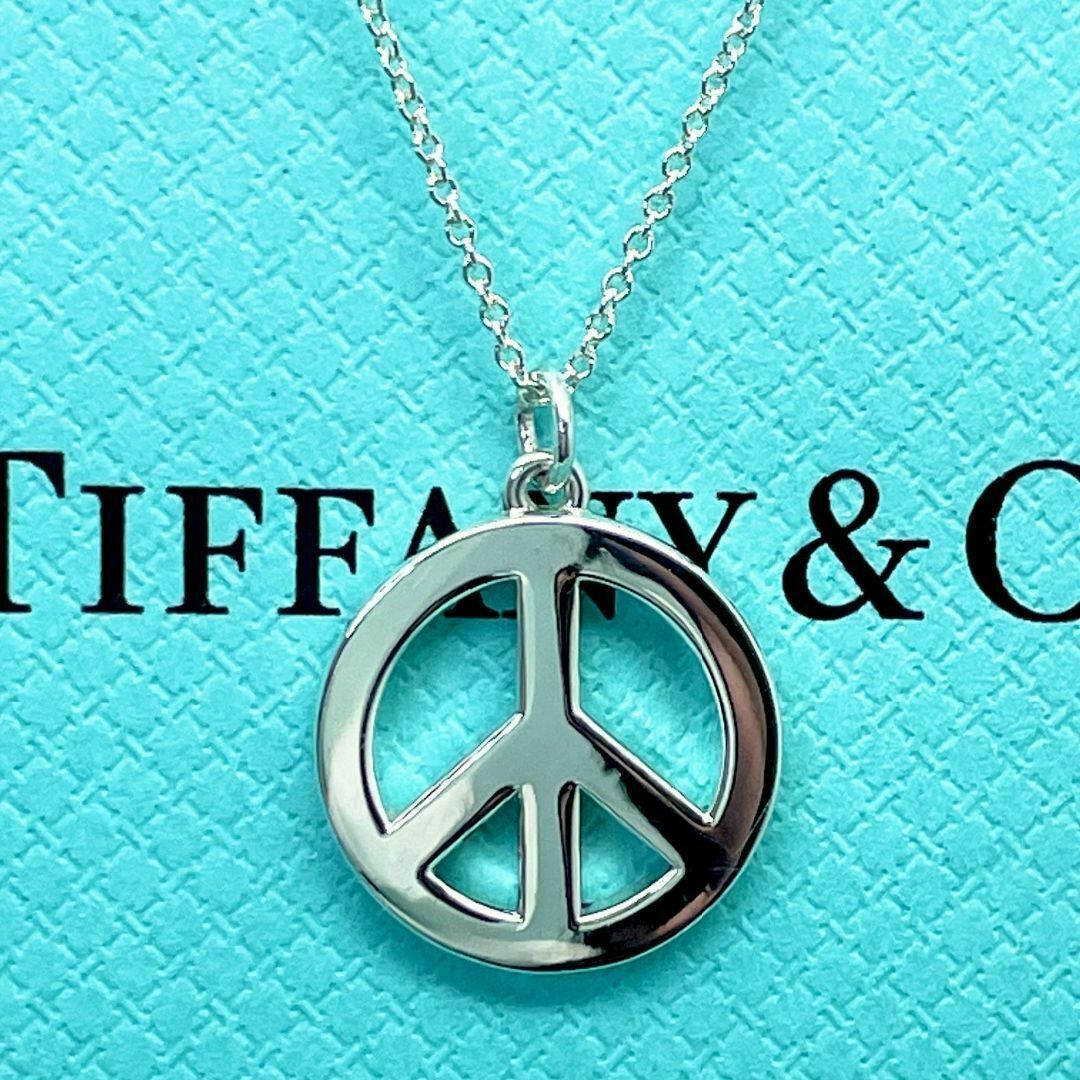 Tiffany & Co. - 希少 ティファニー ピースマーク ネックレス Tiffany & Co. - 希少 ティファニー ピースマーク ネックレス