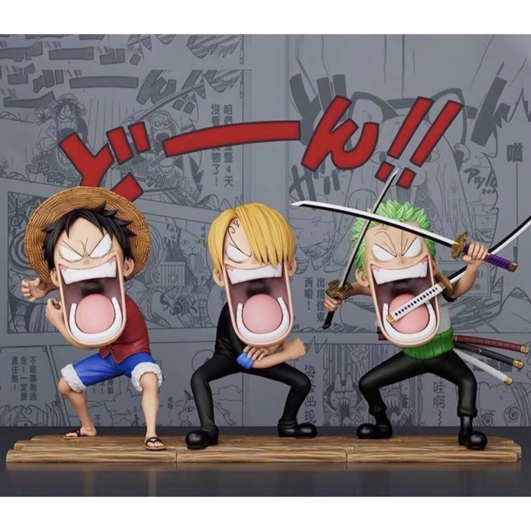 ワンピース One piece ゾロ サンジ ルフィ ガレージキット GK ワンピース One piece ゾロ サンジ ルフィ ガレージキット GK