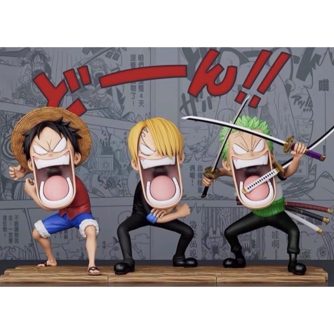 ワンピース One piece ゾロ サンジ ルフィ ガレージキット GK ワンピース One piece ゾロ サンジ ルフィ ガレージキット GK