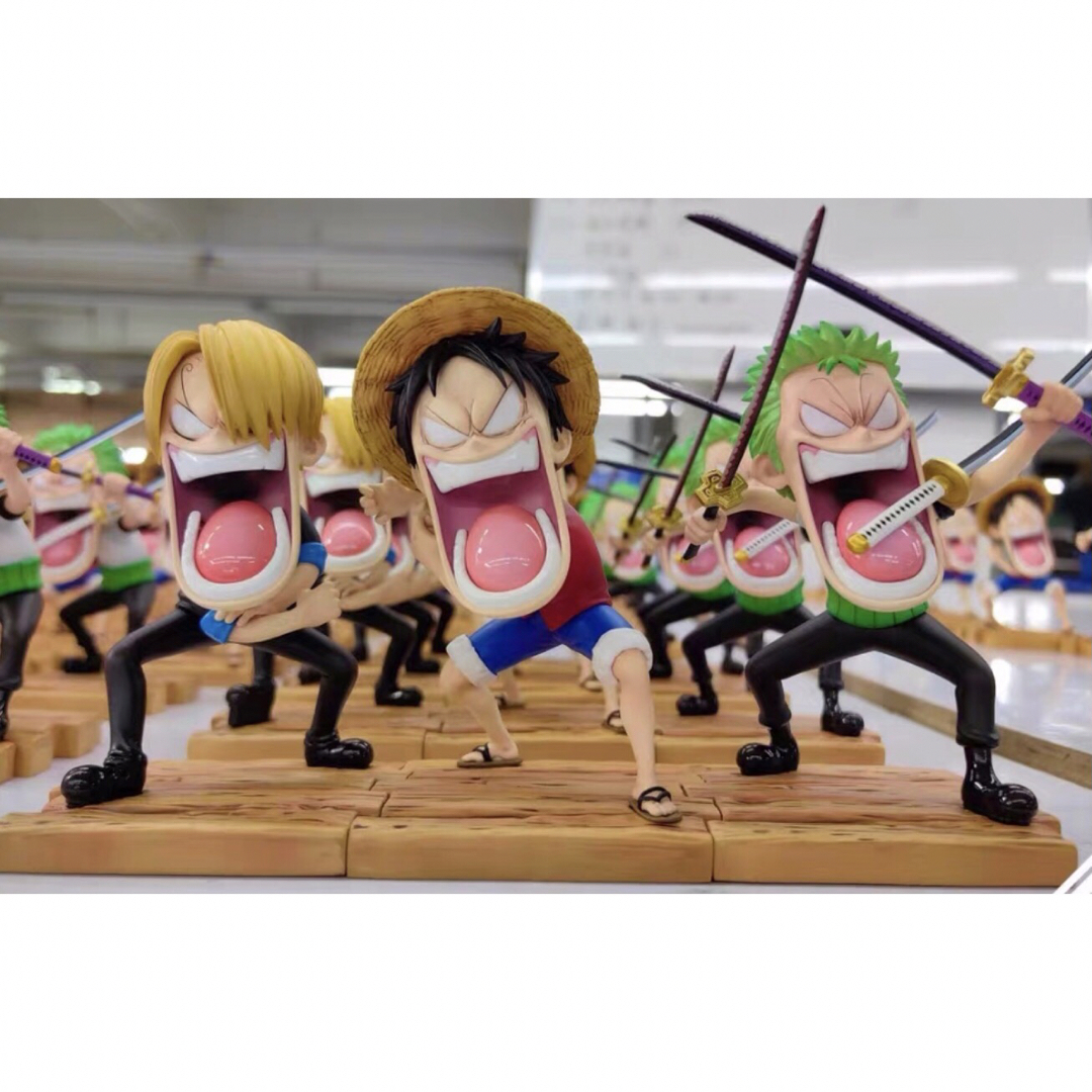 ワンピース One piece ゾロ サンジ ルフィ ガレージキット GK ワンピース One piece ゾロ サンジ ルフィ ガレージキット GK