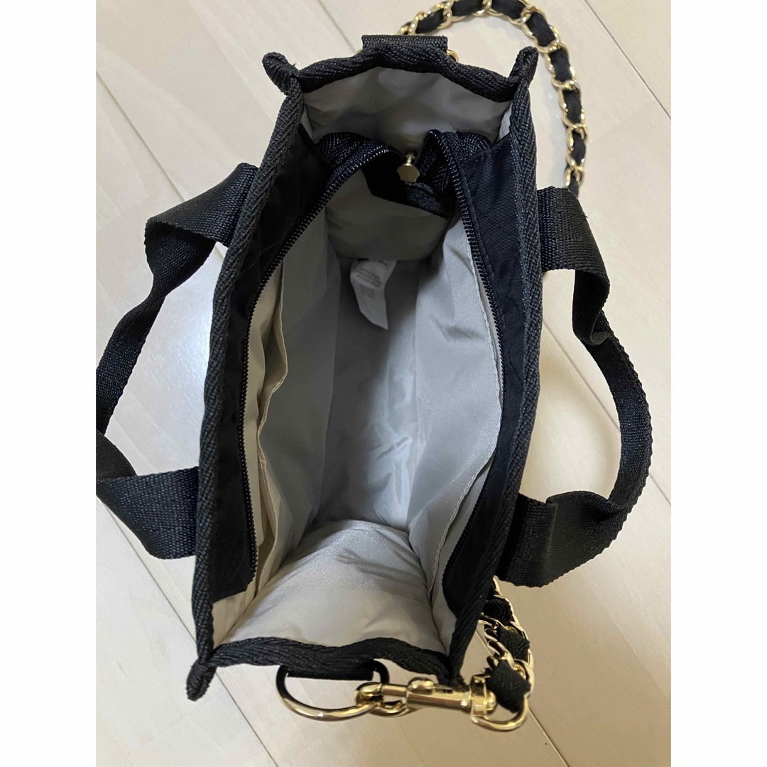 LeSportsac - レスポートサック CHAIN MINI N/S TOTEブラック LeSportsac - レスポートサック CHAIN MINI N/S TOTEブラック
