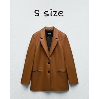 ZARA(テーラードジャケット ・ ブラウン/茶色系)のフリマ ZARA(テーラードジャケット ・ ブラウン/茶色系)のフリマ