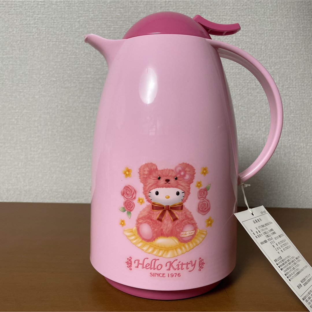 ハローキティ エアーポット 2.2リットル ピンク&ホワイト 弱々しく ハローキティ エアーポット 2.2リットル ピンク&ホワイト 弱々しく