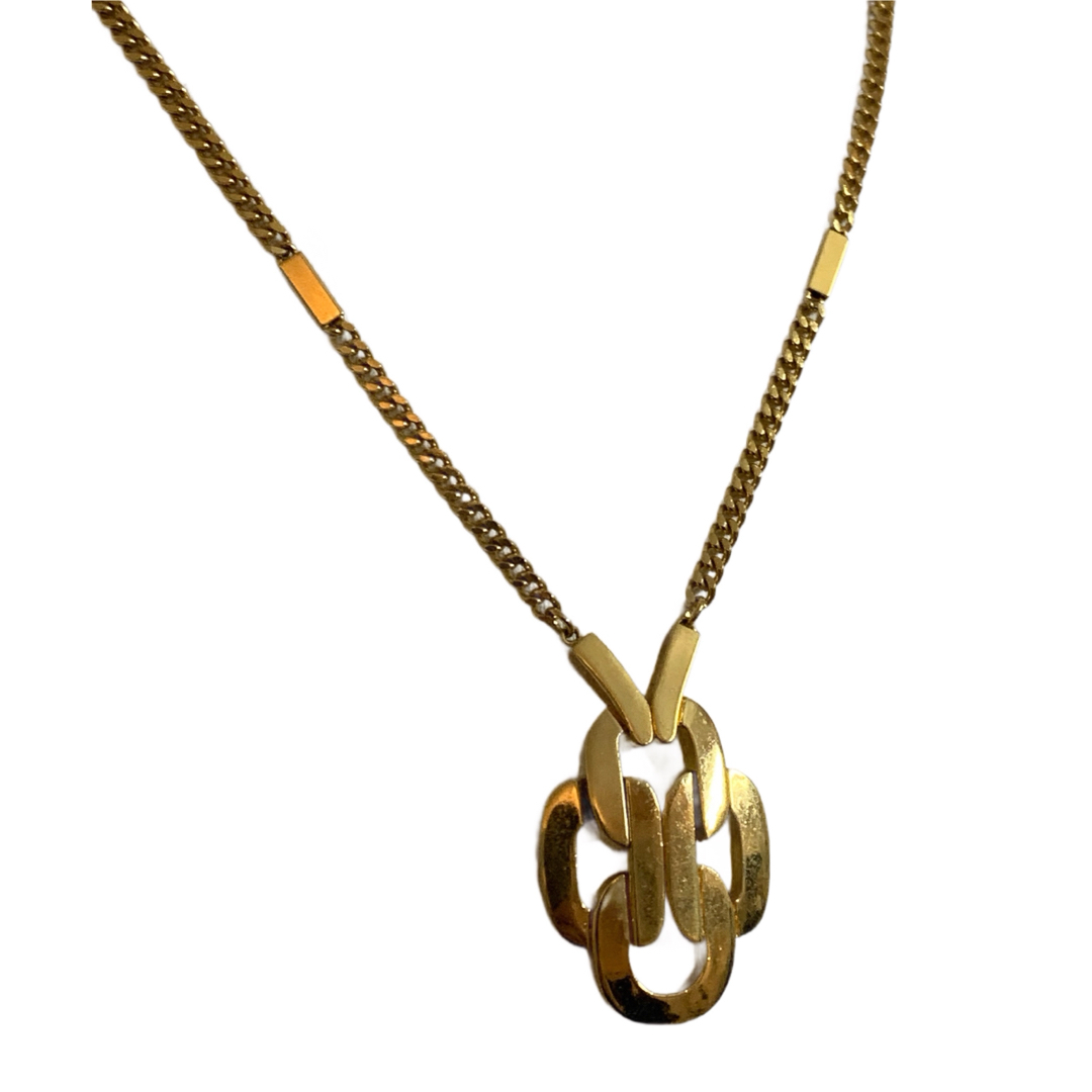 TRIFARI CROWN TRIFARI 1960s デザイントップネックレス TRIFARI CROWN TRIFARI 1960s デザイントップネックレス