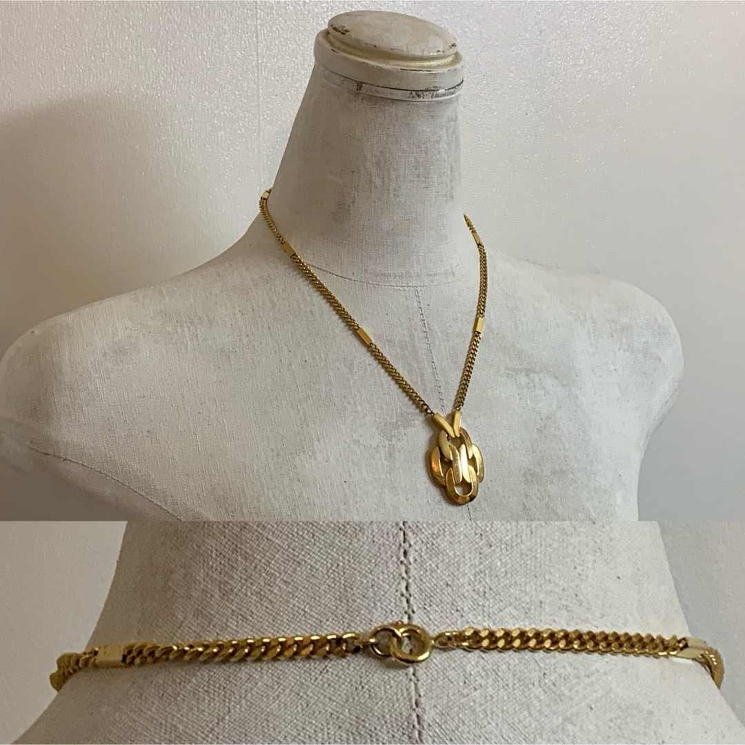TRIFARI CROWN TRIFARI 1960s デザイントップネックレス TRIFARI CROWN TRIFARI 1960s デザイントップネックレス