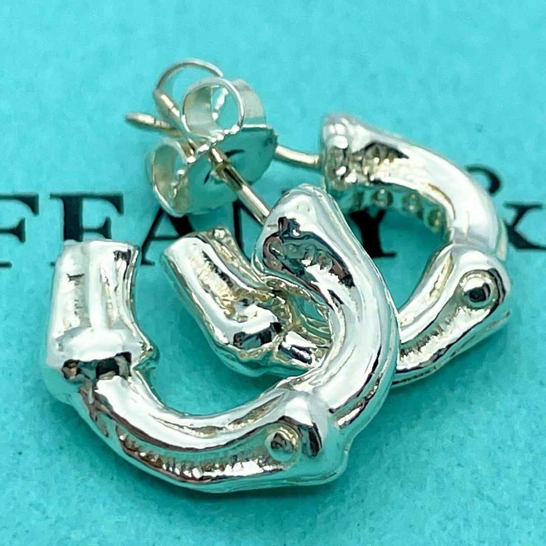 Tiffany & Co. - 美品 ティファニー バンブー フープ ピアス Tiffany & Co. - 美品 ティファニー バンブー フープ ピアス
