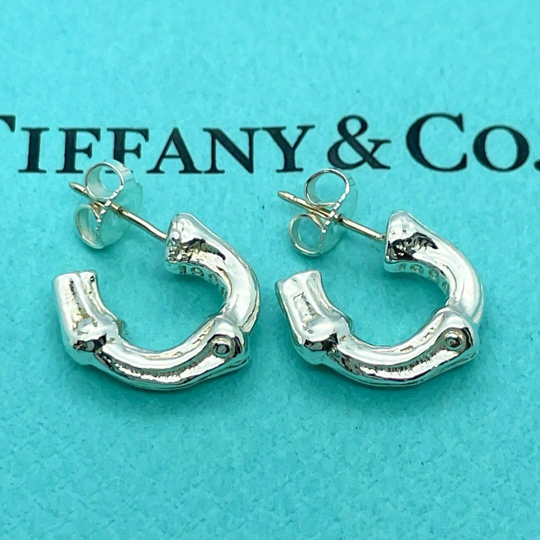 Tiffany & Co. - 美品 ティファニー バンブー フープ ピアス Tiffany & Co. - 美品 ティファニー バンブー フープ ピアス