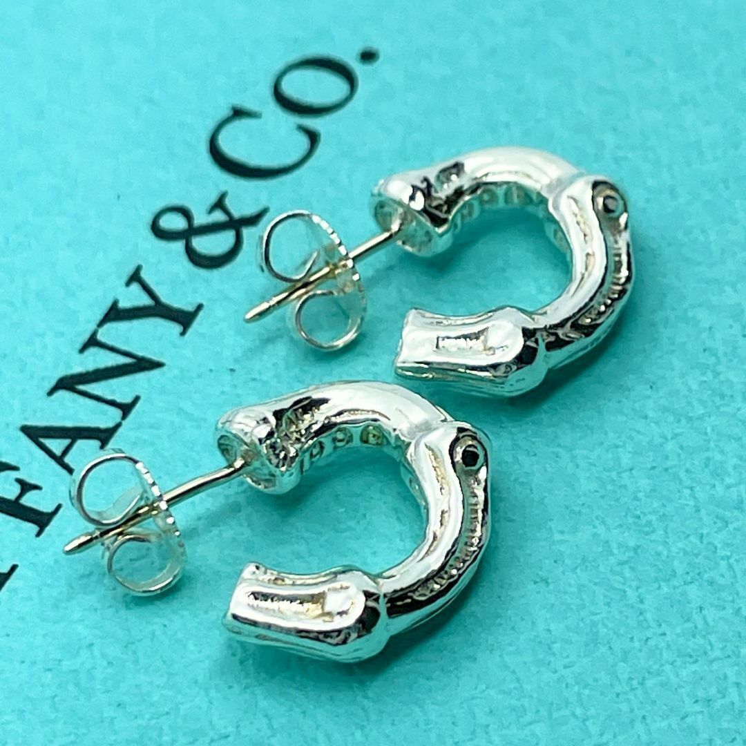 Tiffany & Co. - 美品 ティファニー バンブー フープ ピアス Tiffany & Co. - 美品 ティファニー バンブー フープ ピアス