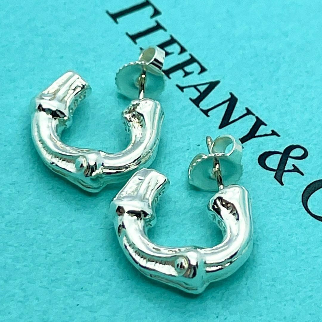 Tiffany & Co. - 美品 ティファニー バンブー フープ ピアス Tiffany & Co. - 美品 ティファニー バンブー フープ ピアス