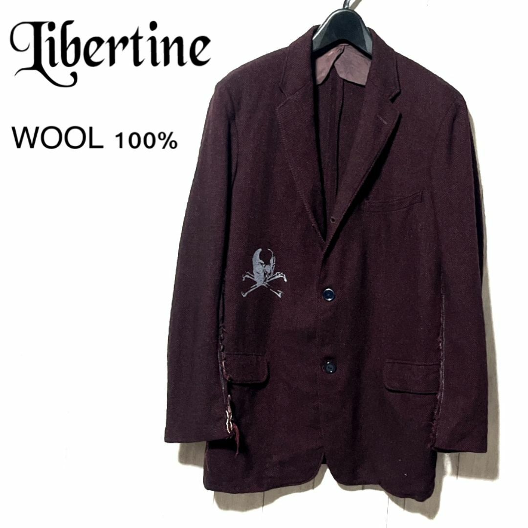 リバティーン テーラードジャケット LIBERTINE リメイク 再構築 リバティーン テーラードジャケット LIBERTINE リメイク 再構築