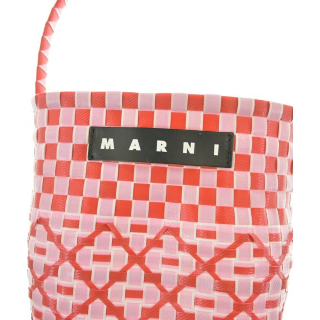 MARNI マルニ かごバッグ - ピンクx赤 【古着】【中古】 MARNI マルニ かごバッグ - ピンクx赤 【古着】【中古】