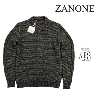 ZANONE - 新品 ZANONE / ザノーネ アルパカ混 クルーネック ZANONE - 新品 ZANONE / ザノーネ アルパカ混 クルーネック