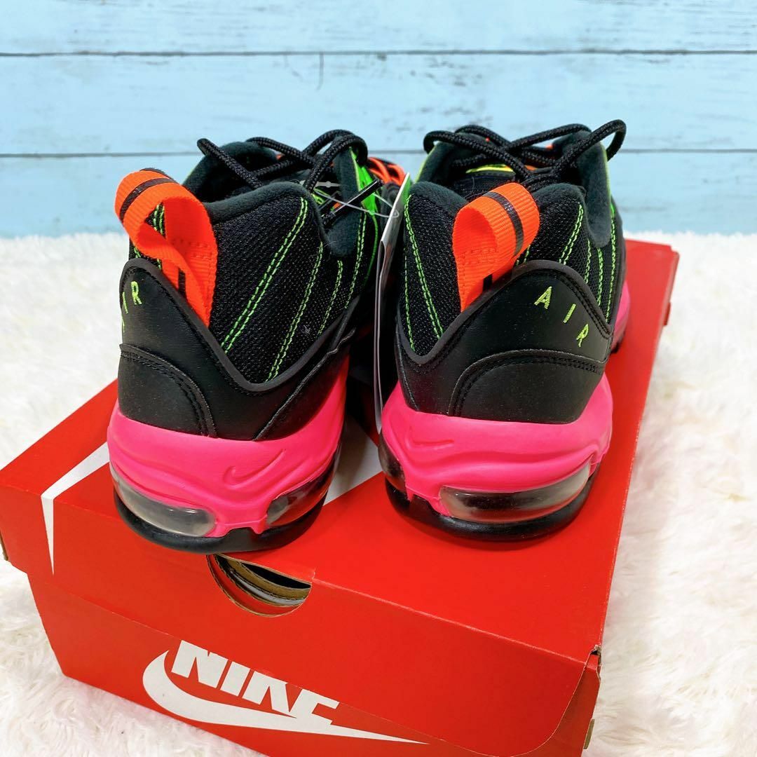 Nike air max neon red on sale