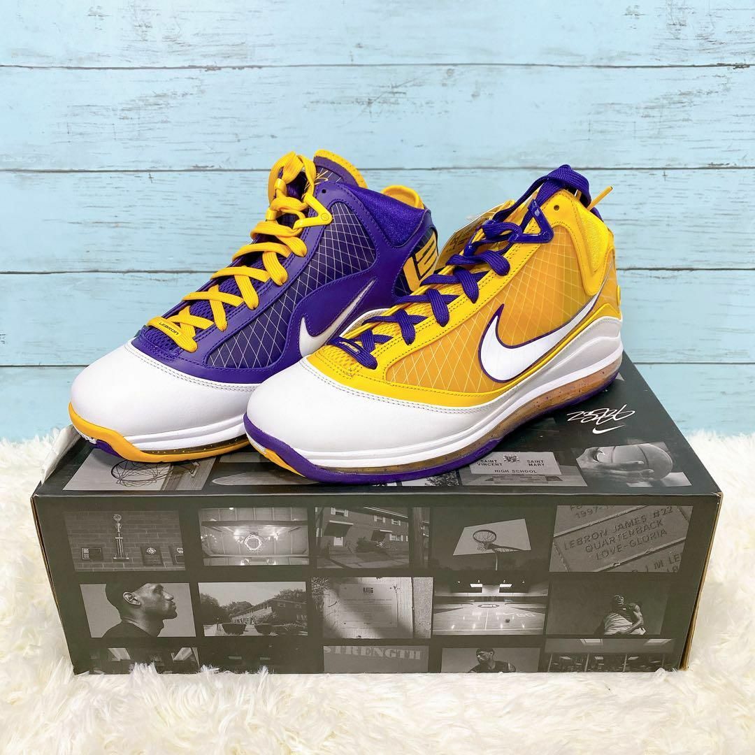 NIKE LEBRON 7 LAKERS 28cm レブロン7 レイカーズ NIKE LEBRON 7 LAKERS 28cm レブロン7 レイカーズ