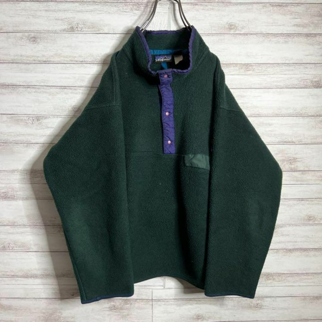 パタゴニア シンチラ スナップT 黒 XXL ゆるだぼ フリースプル パタゴニア シンチラ スナップT 黒 XXL ゆるだぼ フリースプル