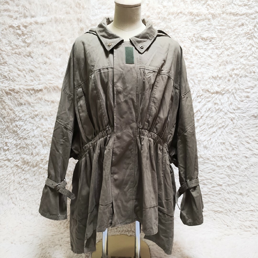 Ameri VINTAGE - 新品 AMERI ミリタリージャケット 2WAY フード Ameri VINTAGE - 新品 AMERI ミリタリージャケット 2WAY フード