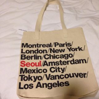 アメリカンアパレル(American Apparel)の新品アメアパ＊ソウル限定トートバッグ②(トートバッグ)