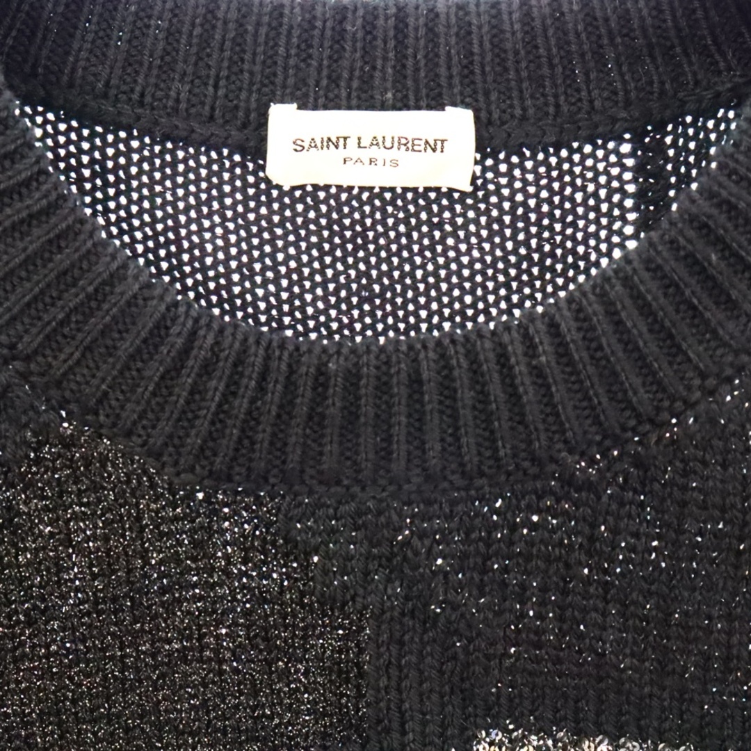 SAINT LAURENT PARIS サンローランパリ スパンコール ローゲージ SAINT LAURENT PARIS サンローランパリ スパンコール ローゲージ